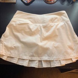 Ivivva White Pleated Skirt